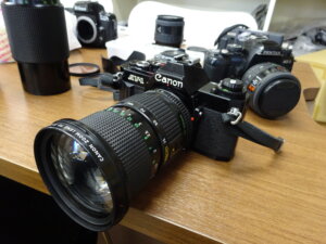 事業所で直したCANON AV-1